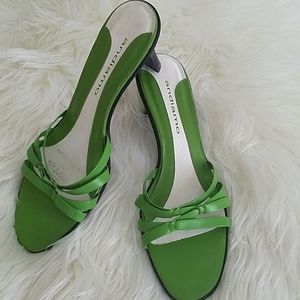 Bright Green Slip On